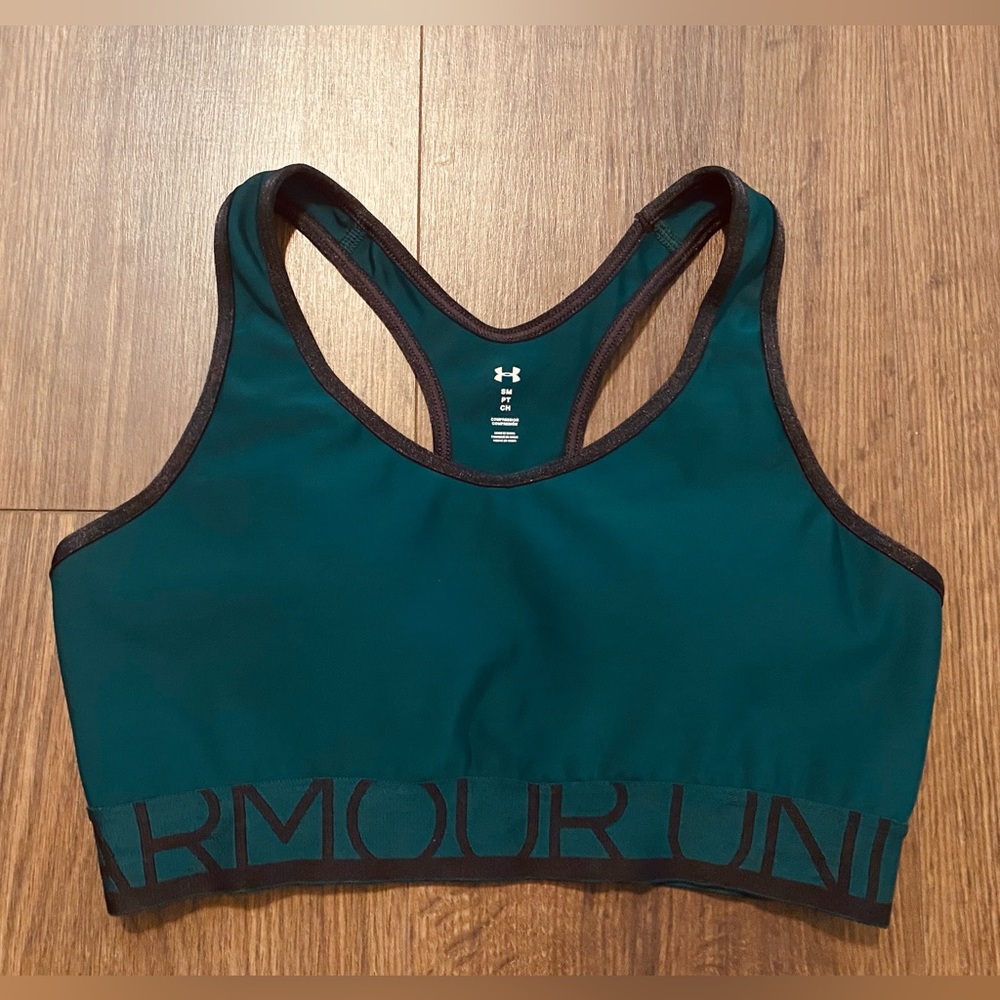 Women’s Under Armour Dark Green Racerback Sports Bra S